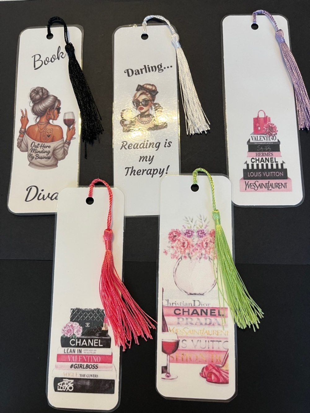 Set of 5 Fashionista Bookmarks $18
Free Shipping!
